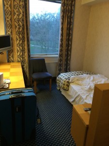 My home for the past two and a half weeks. Not a lot of room, but a great view.